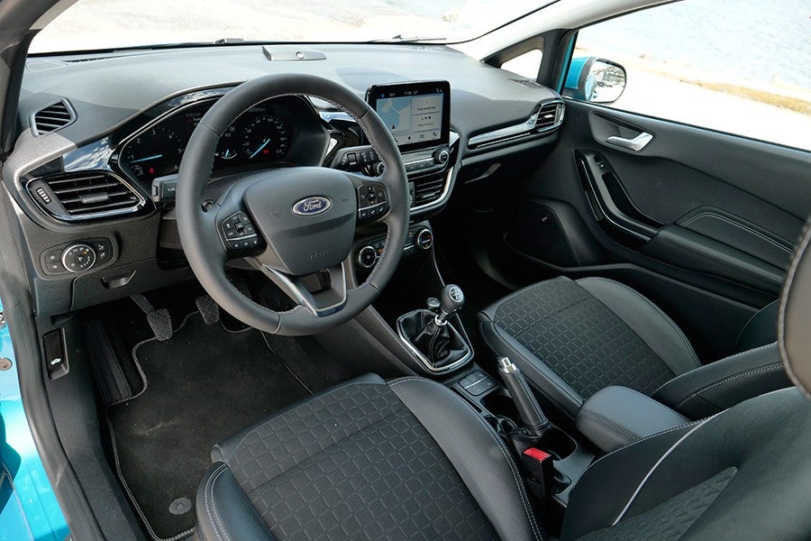 El interior del Ford Fiesta está entre los mejores del segmento B.