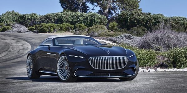 Vision Mercedes-Maybach 6 Cabriolet destaca por su elegante diseño.