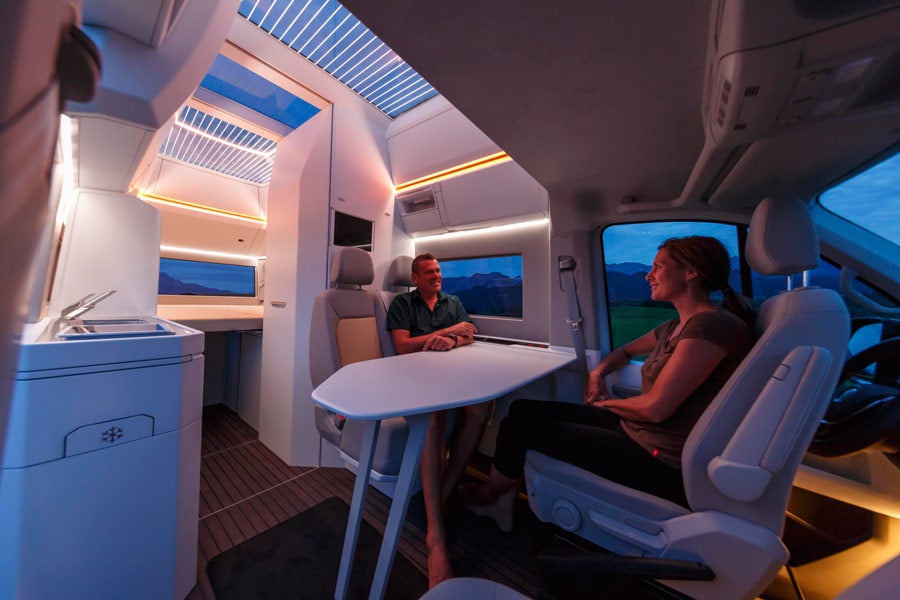 Volkswagen California XXL Concept interior.