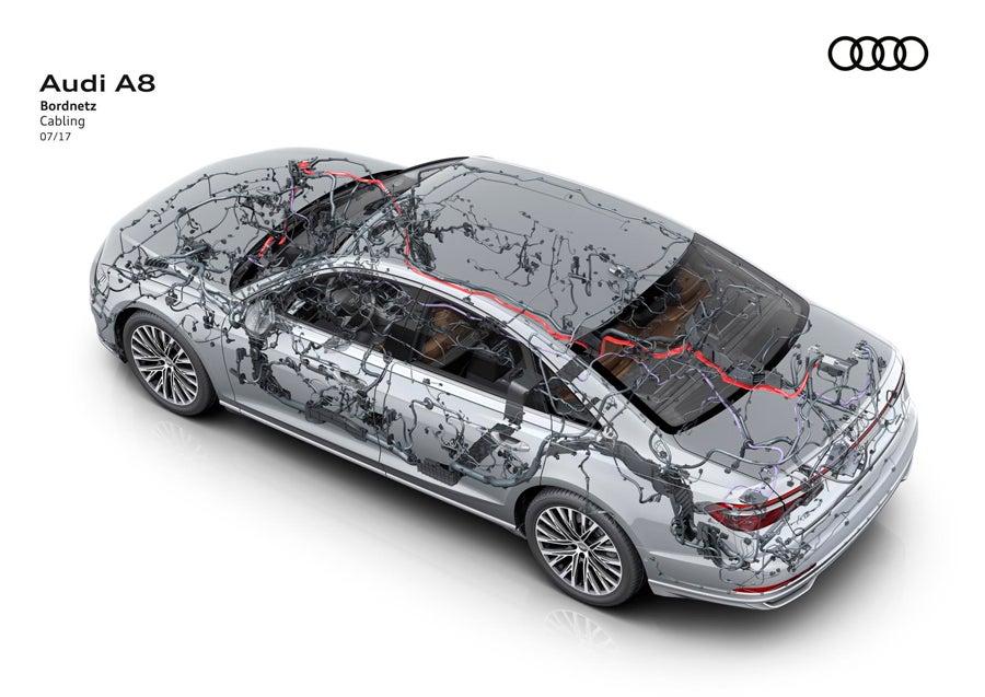 Cableado Audi A8.