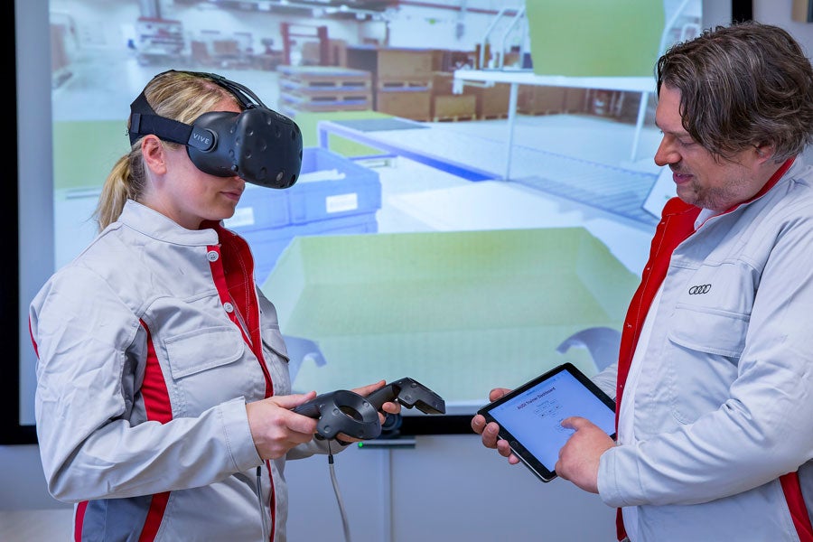 Audi enseña a empaquetar mediante realidad virtual Audi enseña a empaquetar mediante realidad virtual