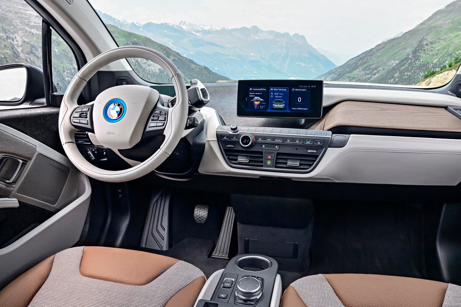 Habitáculo sostenible BMW i3.