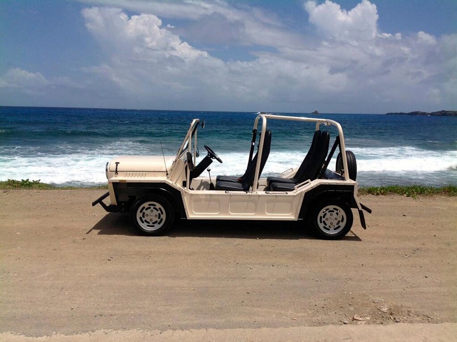 Mini Moke, un pequeño Jeep.