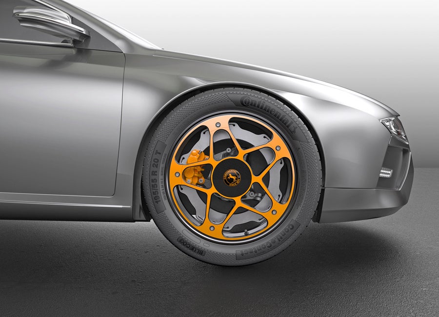 Sistema "New Wheel" montado en un vehículo.