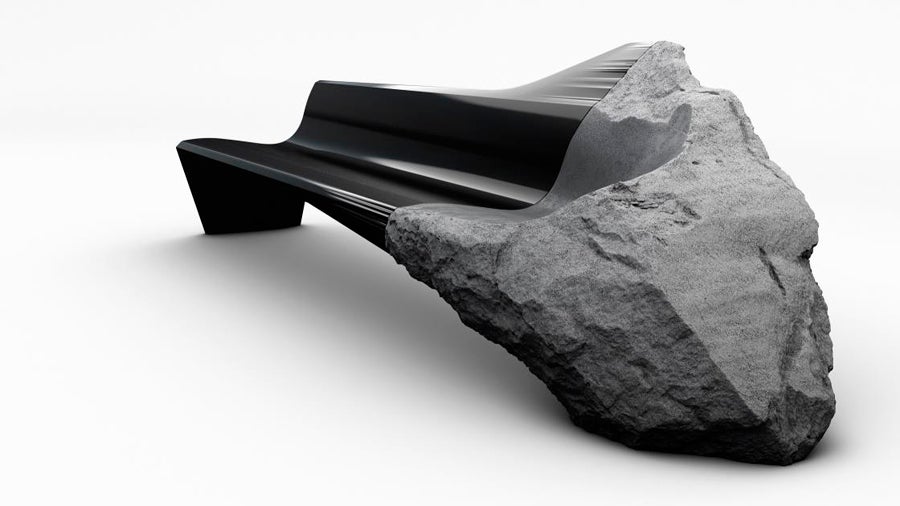 Onyx, el sofá de fibra de carbono y lava volcánica de Peugeot Desing Lab Onyx, el sofá de fibra de carbono y lava volcánica de Peugeot Desing Lab