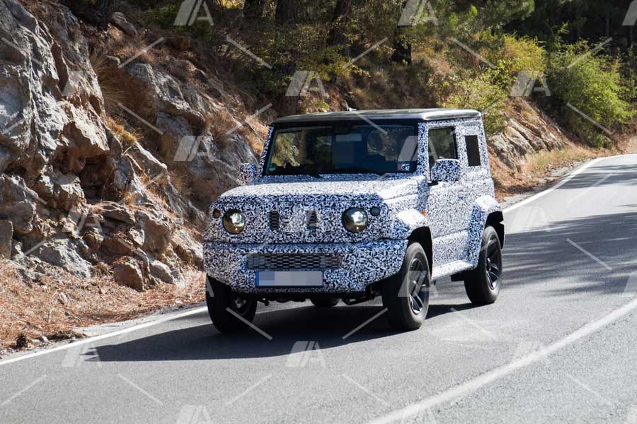 Fotos espía del próximo Suzuki Jimny 2019 Fotos espía del próximo Suzuki Jimny 2019
