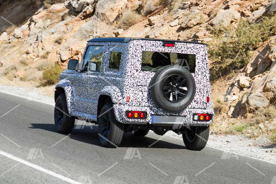 Fotos espía Suzuki Jimny 2019.