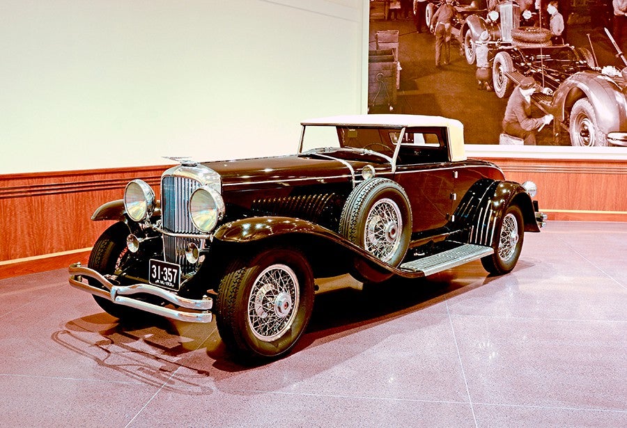 Este Duesenberg es una de las joyas más destacables del concurso.