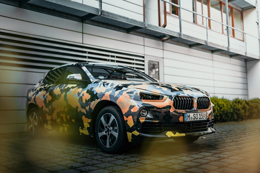 BMW X2 camuflado.
