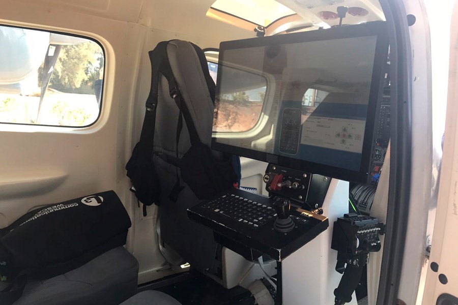 Sistema de radar que equiparía la avioneta de la DGT.