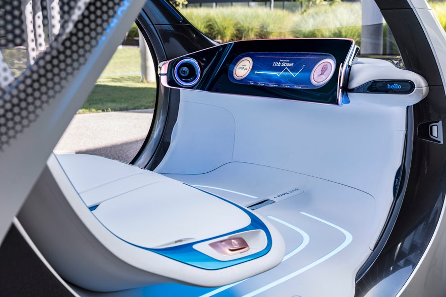 Interior Smart vision EQ fortwo.