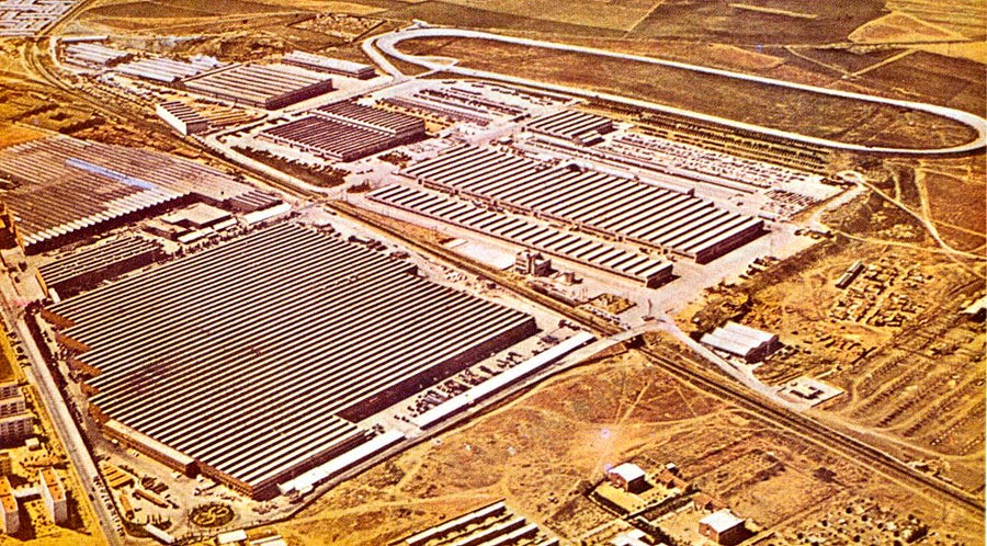 Vista aerea de las instalaciones de Barreiros Diésel.