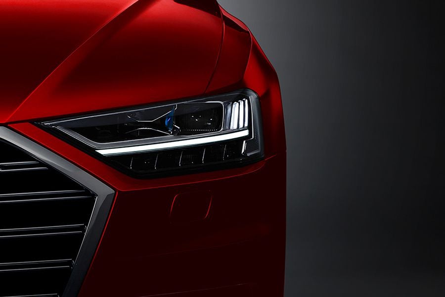 Así es la imponente iluminación led y láser del nuevo Audi A8 2018 Así es la imponente iluminación led y láser del nuevo Audi A8 2018