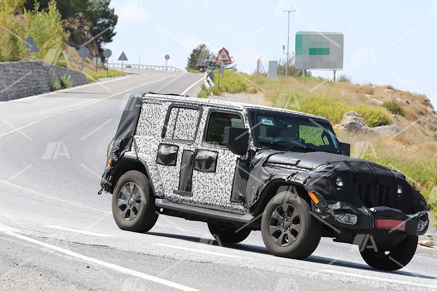 Fotos espía del nuevo Jeep Wrangler 2018 Fotos espía del nuevo Jeep Wrangler 2018