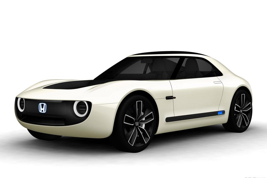 El Honda Sports EV Concept tiene un diseño muy atractivo de inspiración clásica.