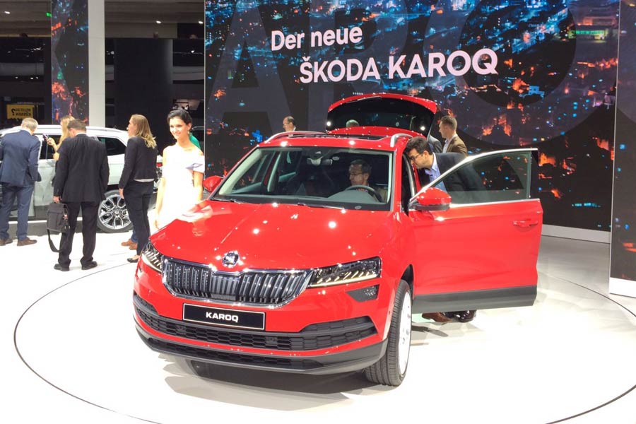 Skoda lleva el Karoq a Frankfurt Skoda lleva el Karoq a Frankfurt