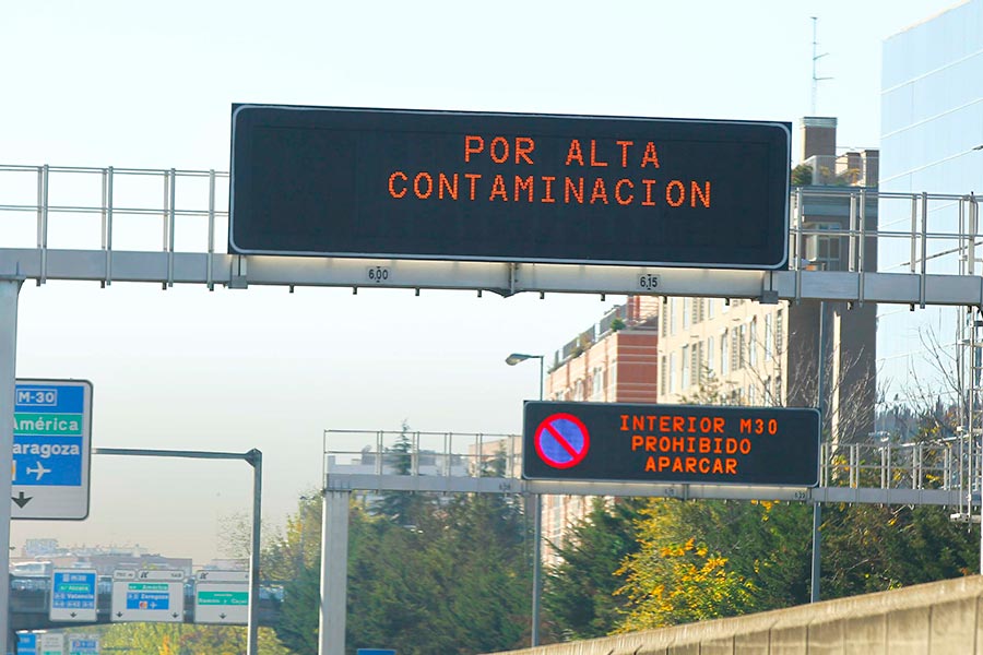 Balance positivo del plan anticontaminación en Madrid Balance positivo del plan anticontaminación en Madrid