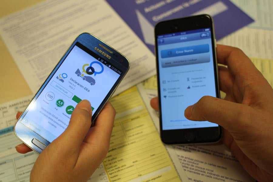 Declaración iDea: presenta tu parte de seguro a través de una app Declaración iDea: presenta tu parte de seguro a través de una app