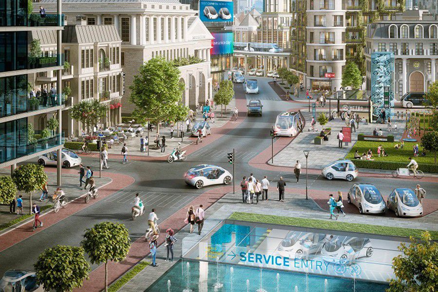 Los coches conectados que interactúen con las ciudades 'inteligentes' son el futuro.