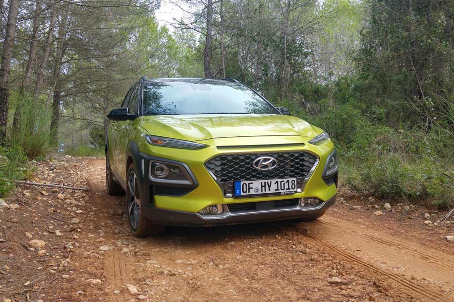 El Hyundai Kona más potente está asociado a un sistema de tracción 4x4.