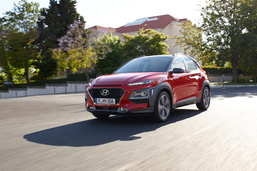 Las variantes 4x4 del Hyundai Kona cuenta con un eje trasero multibrazo.