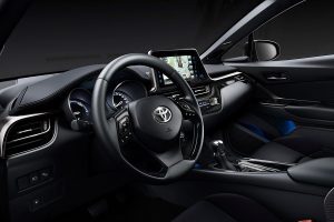Interior de la nueva gama del crossover de Toyota para 2018