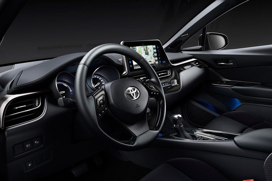 Interior de la nueva gama del crossover de Toyota para 2018