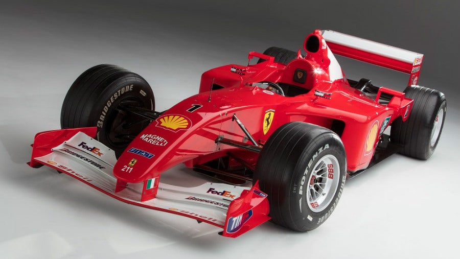 Con este Ferrrari ganó, Michel Schumacher, su cuarto título mundial.