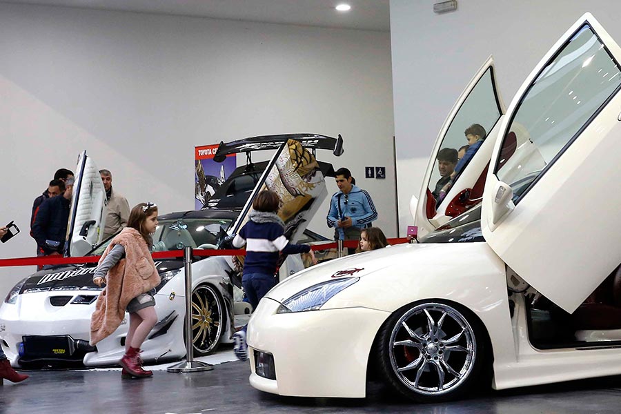 Feria del automóvil en Valencia.