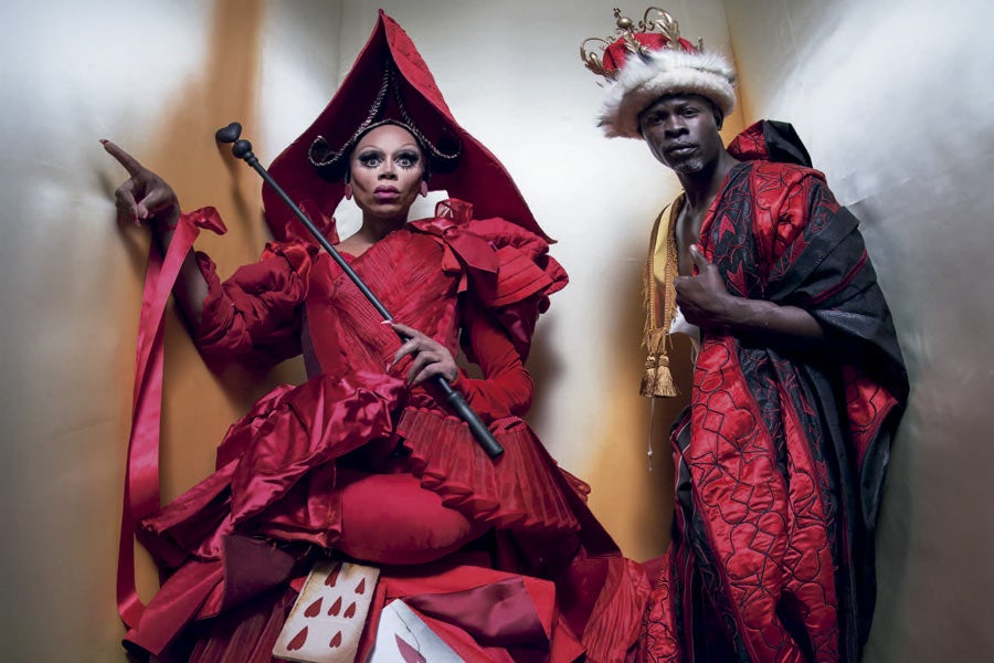 RuPaul y Djimon.