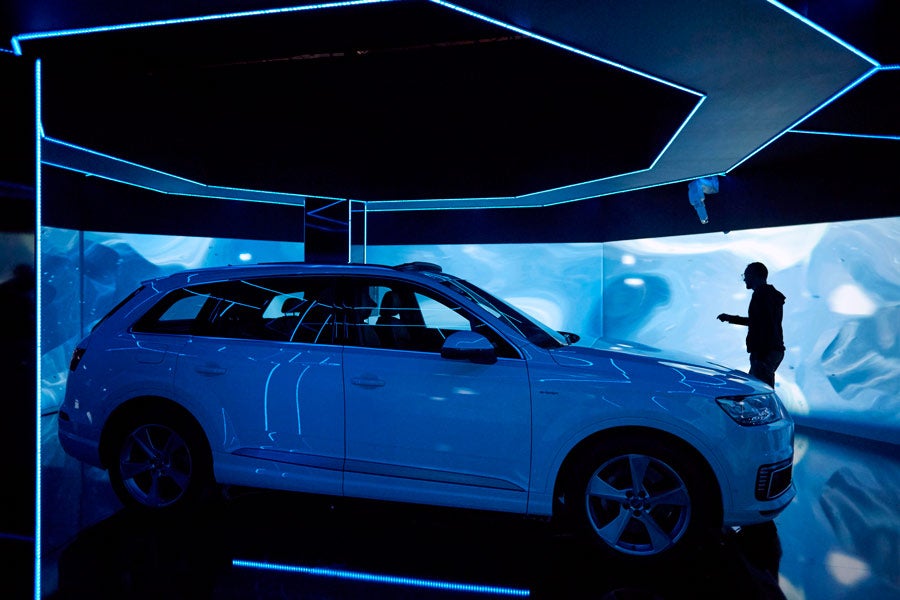 Audi e-tron room.