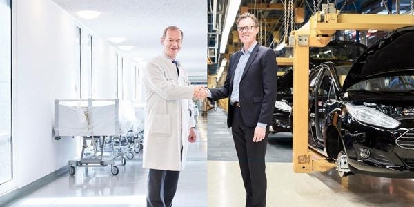 Michael Hallek y Mike Butler, juntos en la lucha contra el cáncer.
