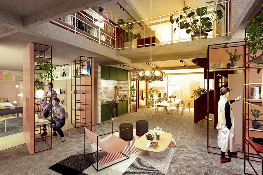 Interior de los apartamentos de 'Mini Living'.