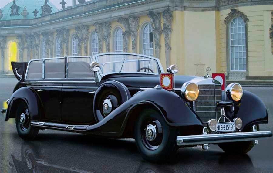 El 770 Grosser era el más grande y lujoso de los Mercedes.