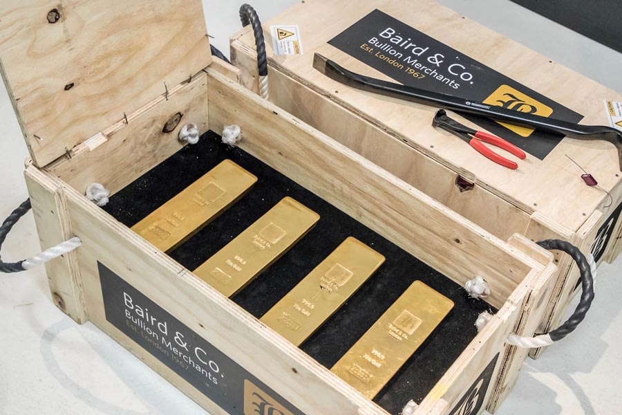 En total había casi 11,5 millones de euros en lingotes de oro.