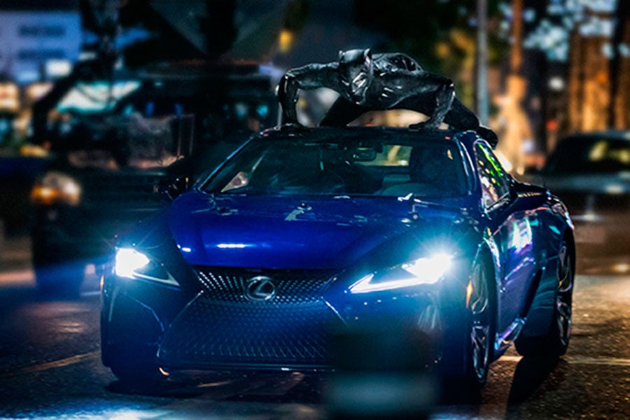 Este es el Lexus con el que Black Panther se moverá por EEUU Este es el Lexus con el que Black Panther se moverá por EEUU