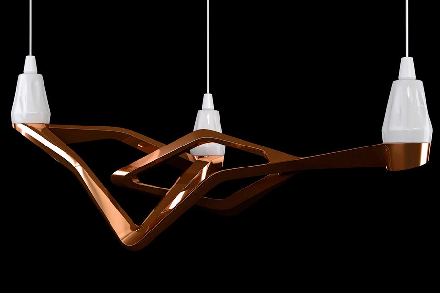 El ‘concept car Onyx’, musa de los diseñadores de la lámpara