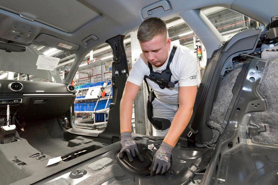 Menos dolores de espalda para los trabajadores de Audi Menos dolores de espalda para los trabajadores de Audi