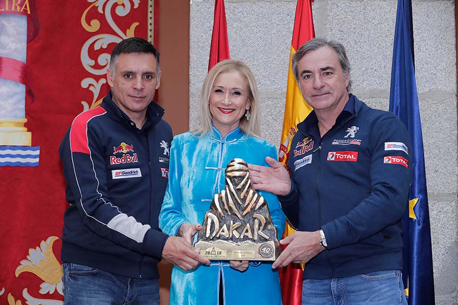 Homenaje a Carlos Sainz y Lucas Cruz en Madrid Homenaje a Carlos Sainz y Lucas Cruz en Madrid