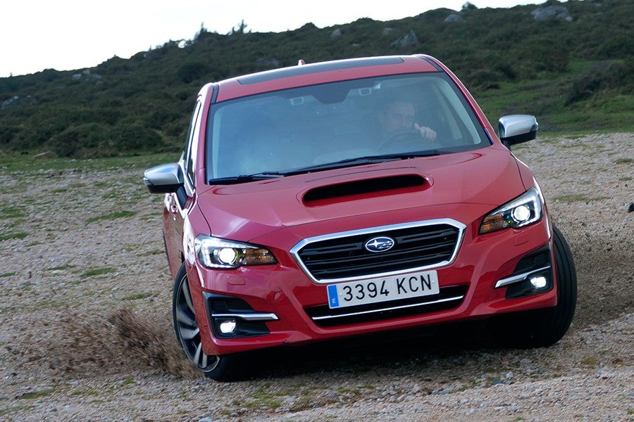 La tracción total es muy eficaz en el Levorg