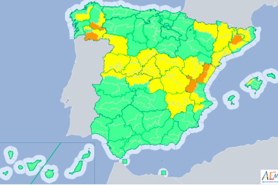 Carreteras: aviso por nevadas en gran parte de España Carreteras: aviso por nevadas en gran parte de España