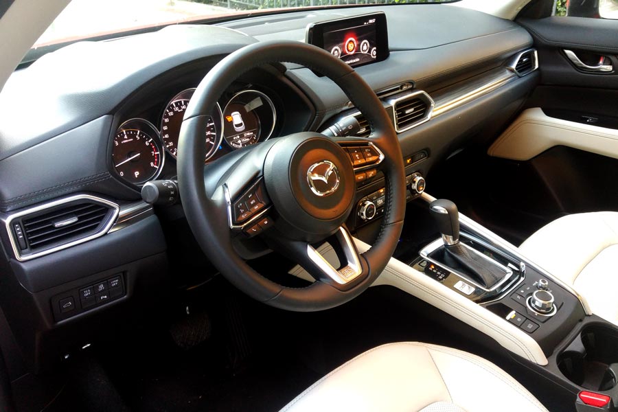La ergonomía del Mazda CX-5 está muy bien estudiada.