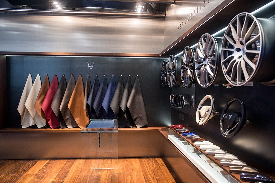Maserati ofrece un amplísimo catálogo de personalización para sus clientes.