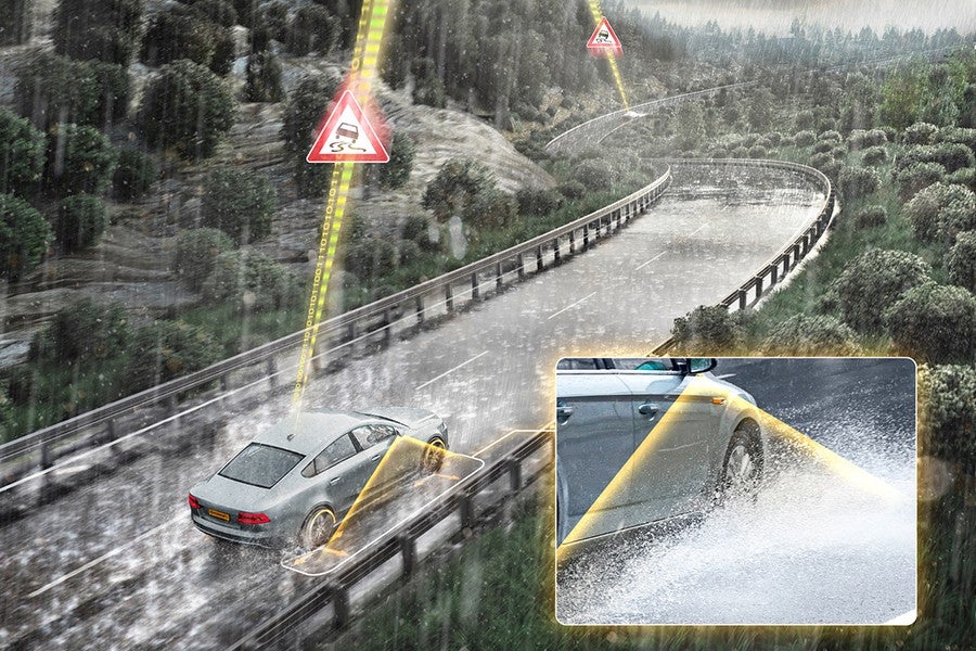 Continental desarrolla un sistema contra aquaplaning Continental desarrolla un sistema contra aquaplaning
