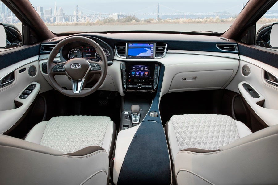 Interior del Infniti QX50.