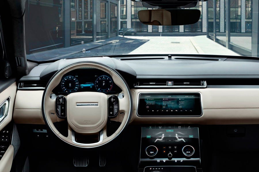 Interior del Range Rover Velar.