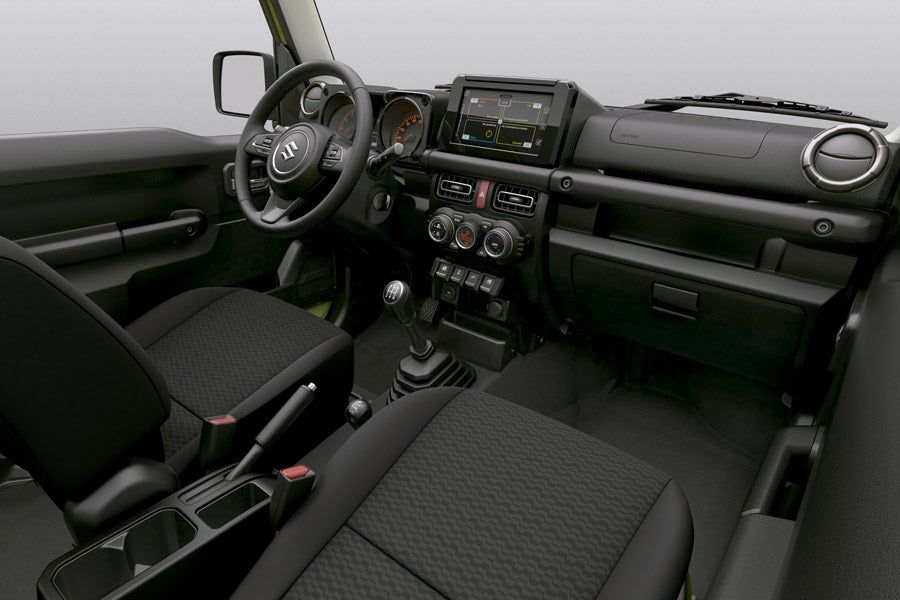 Interior del Suzuki Jimny 2019