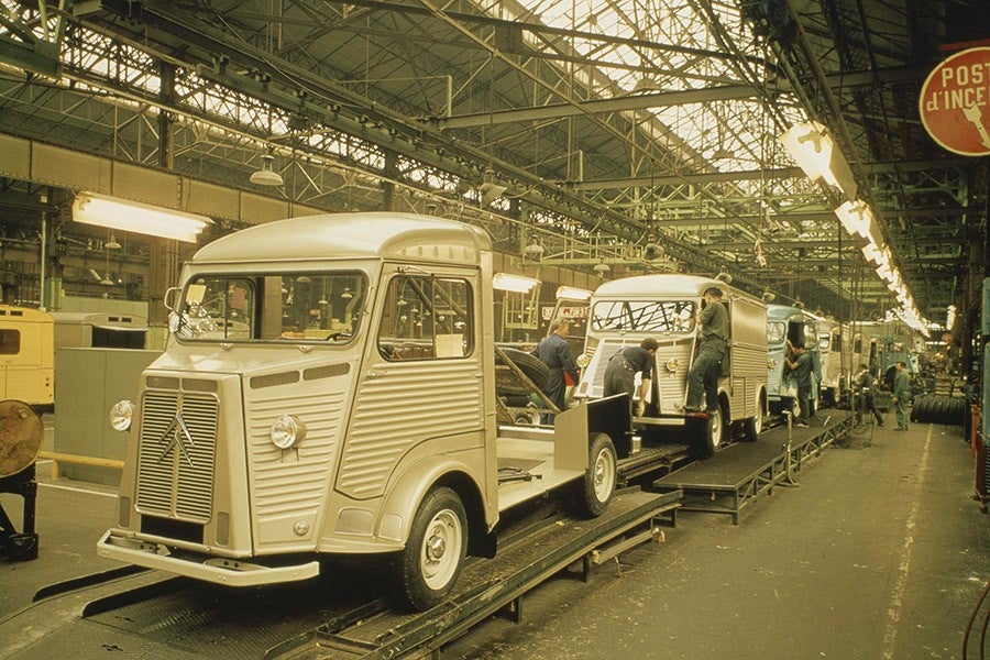 Las emblemáticas Citroën HY también se fabricaron aquí.