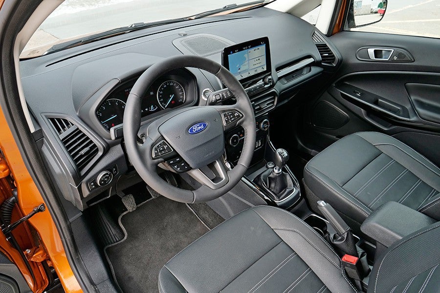 El interior ha mejorado mucho con esta puesta al día del Ecosport.