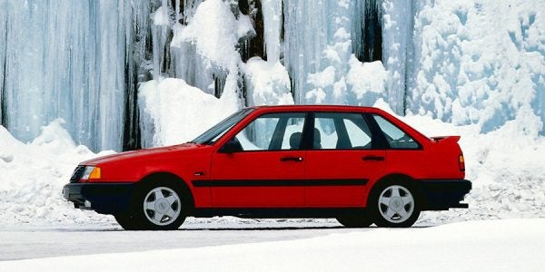 Aniversario del Volvo de tracción delantera.